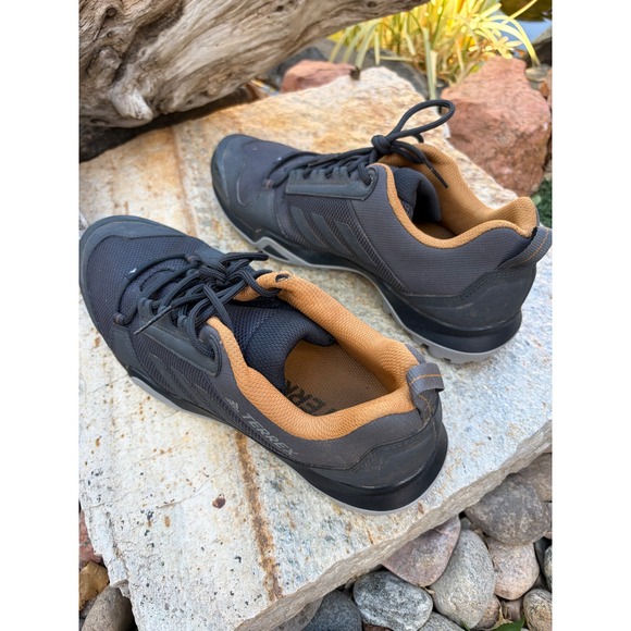 Adidas Terrex Eastrail Mens Hiking Shoes Carbon Black Tan BC0525 Size 9.5 main image 6